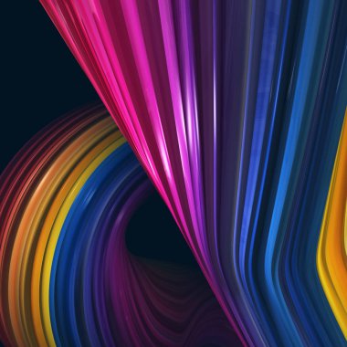 Soyut renkli karamel arkaplan. 3d renderig