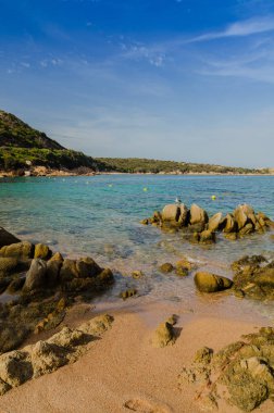 plaj, Sardinya, güneşli bir gün, İtalya
