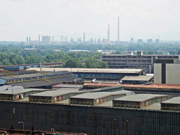 Industriområde i Ostrava — Stockfoto
