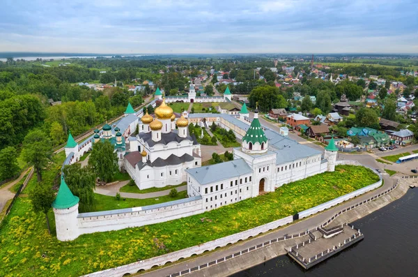 Vista Aérea Mosteiro Ipatiev Kostroma Rússia — Fotografia de Stock