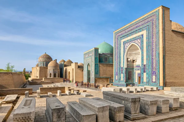 Shah Zinda Necropolis Ensemble Samarkand Oezbekistan — Stockfoto