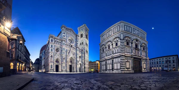 Florença Anoitecer Vista Panorâmica Catedral Santa Maria Del Fiore Itália — Fotografia de Stock