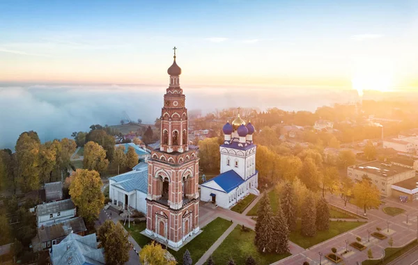 Bronnitsy Moscow Oblast Oroszország Aerail Megtekintése Harangtorony Cathedral Archangel Michael — Stock Fotó