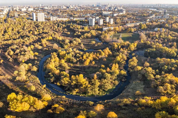 Shodnenskaya Bowl Een Natuurmonument Onderdeel Van Het Natuurpark Van Moskou — Stockfoto