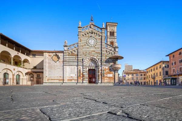 Prato Talya Dış Santo Stefano Katedrali — Stok fotoğraf