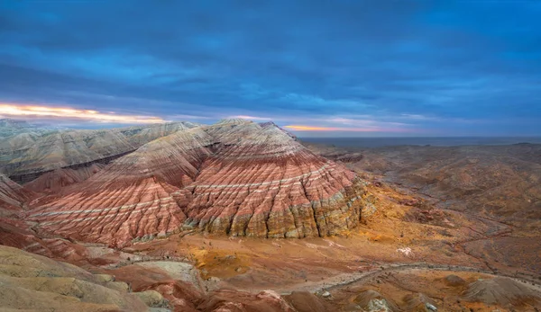 Panoramicl view of Aktau Mountains, Altyn Emel, Kazakhstan — Stock Photo, Image