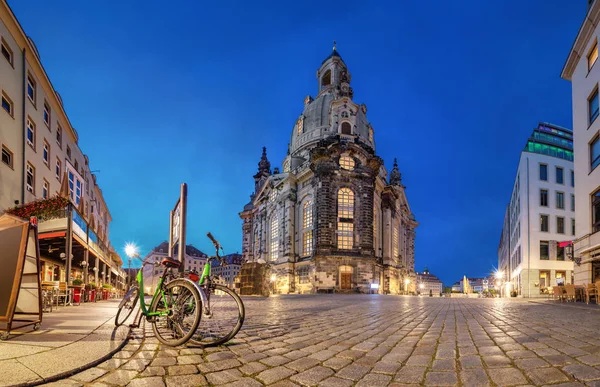Фрауэнкирхе в Дрездене, Германия — стоковое фото