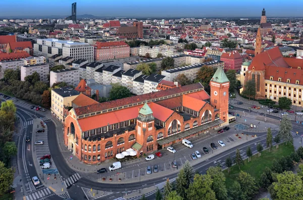 Wroclaw Market Hall (Hala Targowa), Polonia — Foto Stock