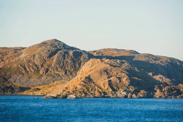 Vista Nordkapp Cabo Norte Noruega Ponto Mais Setentrional Noruega Continental — Fotografia de Stock