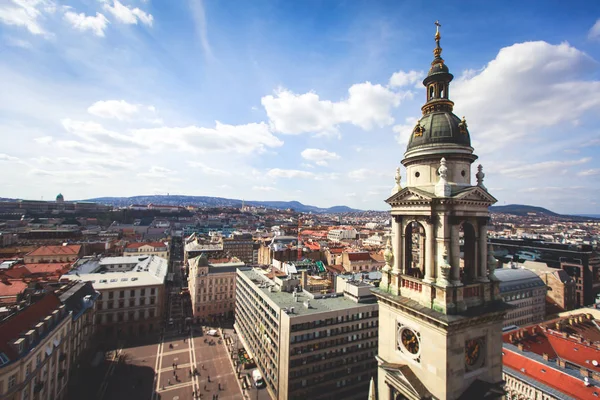 View Stephen Basilica Roman Catholic Basilica Budapest Hungary Summer Sunny — стоковое фото