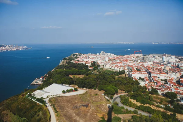 Vista Panorámica Ciudad Municipio Almada Vista Desde Santuario Cristo Rey — Foto de Stock