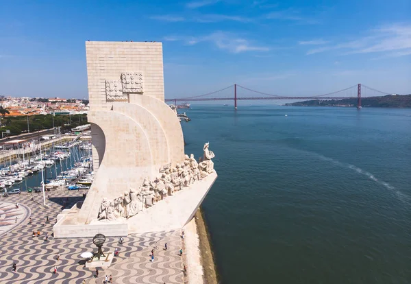 Vista Bairro Belém Freguesia Civil Concelho Lisboa Portugal Com Monumento — Fotografia de Stock