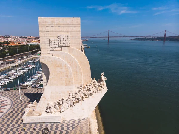 Vista Bairro Belém Freguesia Civil Concelho Lisboa Portugal Com Monumento — Fotografia de Stock