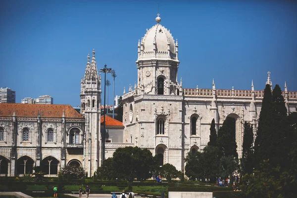 Jeronimos Monastery Hieronymites Monastery Tagus River Parish Belem Lisbon Municipality — Stock Photo, Image