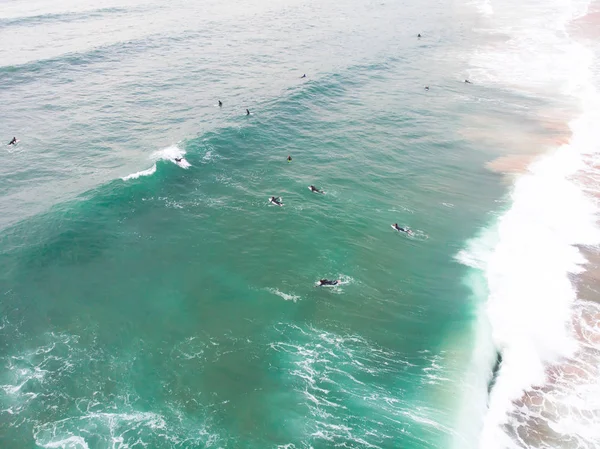 Praia Görünümünü Guincho Guincho Beach Popüler Atlantik Okyanusu Plaj Portekiz — Stok fotoğraf