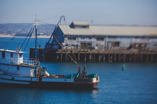 Προβολή Του Monterey Old Fisherman Wharf Κομητεία Monterey Καλιφόρνια Μας — Φωτογραφία Αρχείου
