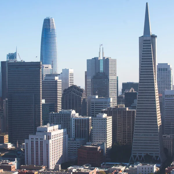 Hermosa Vista Aérea Súper Gran Angular San Francisco California Con — Foto de Stock