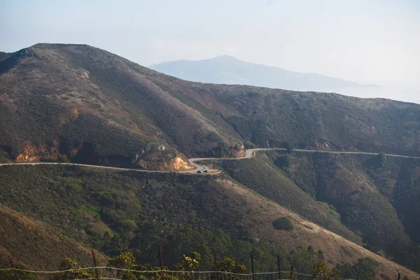 View Hawk Hill Summer Sunny Day Marin Headlands Golden Gate — Stock Photo, Image