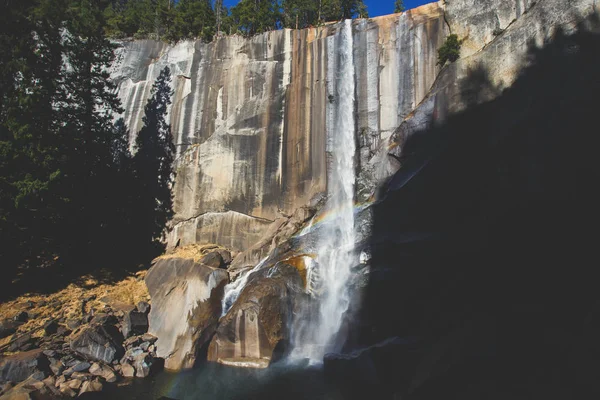 Vista Mist Trail Yosemite National Park Sierra Nevada Califórnia Estados — Fotografia de Stock