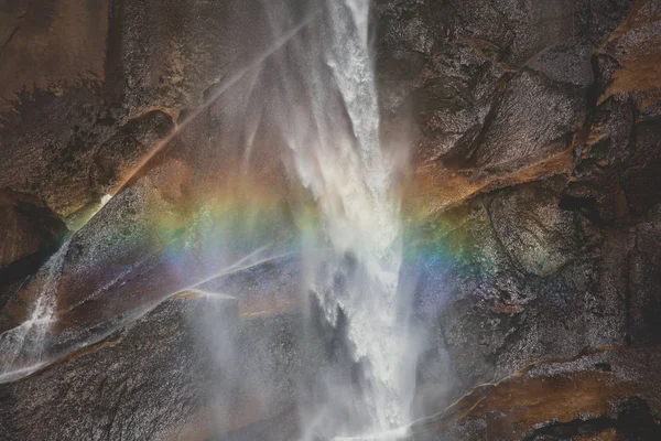 Köd Nyomvonal Yosemite Nemzeti Park Sierra Nevada Kalifornia Egyesült Államok — Stock Fotó