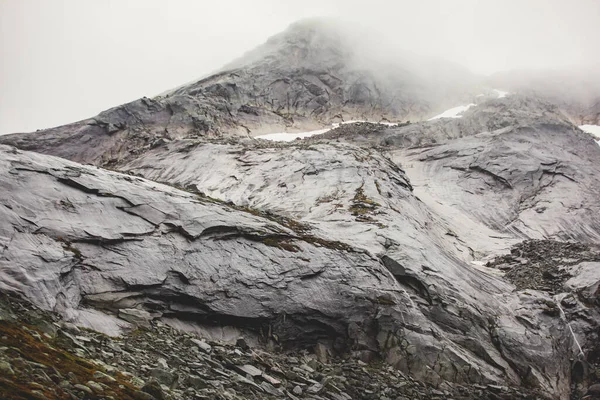 Norwegian Mountain Landscape Hiking Halls Fortopp Peak View Stetind Northern — Stock Photo, Image