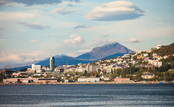 Nordland Norveç Nordland Ilçesindeki Narvik Belediyesinin Ofotfjorden Bölgesinde Yer Alan — Stok fotoğraf