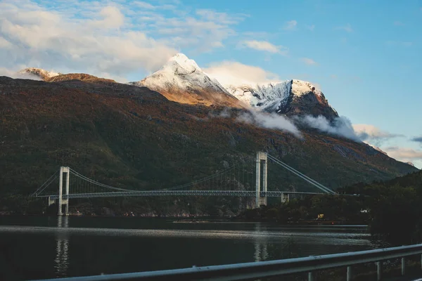 Krásný Výhled Narvik Město Administrativní Centrum Obce Narvik Severské Oblasti — Stock fotografie