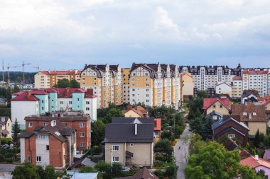 Zelenogradsk manzarası, eski Cranz, sahil beldesi, Zelenogradsky Bölgesi, Kaliningrad Oblastı, Rusya, Sambiya kıyı şeridi, Baltık Denizi 'ndeki Curonian Spit' i, sahil ve kıyı şeridi