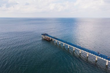 Zelenogradsk manzarası, eski Cranz, sahil beldesi, Zelenogradsky Bölgesi, Kaliningrad Oblastı, Rusya, Sambiya kıyı şeridi, Baltık Denizi 'ndeki Curonian Spit' i, sahil ve kıyı şeridi