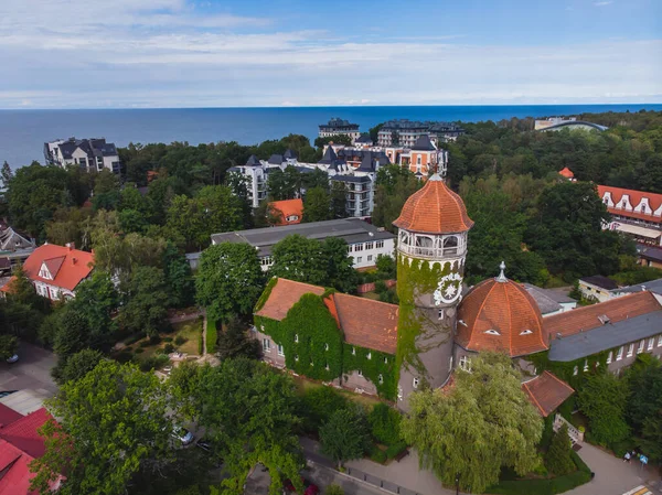 Pohled Svetlogorsk Bývalý Německý Rauschen Pobřežní Letovisko Svetlogorsky District Kaliningrad — Stock fotografie