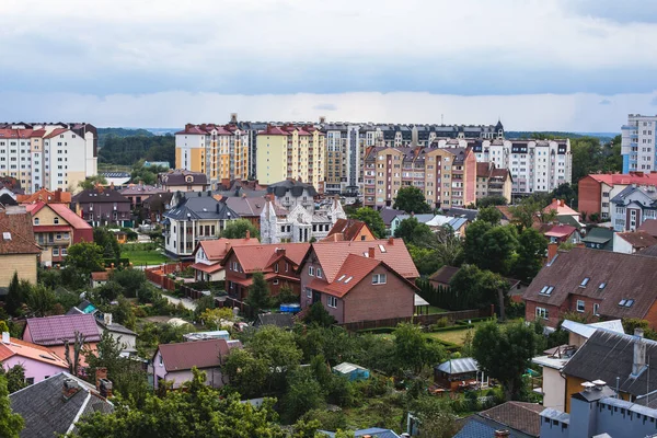 Άποψη Ενός Zelenogradsk Πρώην Cranz Παράκτιο Θέρετρο Zelenogradsky District Kaliningrad — Φωτογραφία Αρχείου
