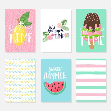 Yaz parlak vektör kümesi