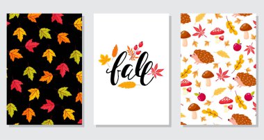 Set sonbahar kartları