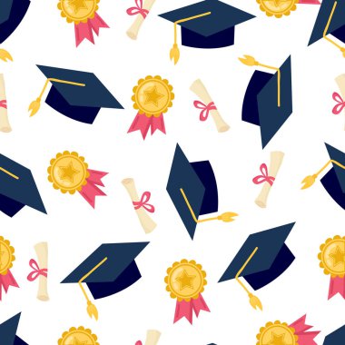 Okul ile komik seamless modeli