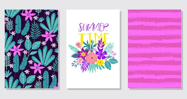 Diseño de tarjeta de verano — Vector de stock