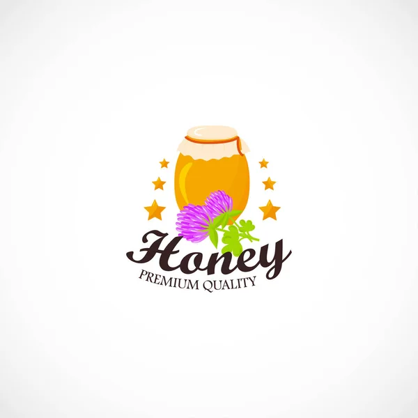 Honey Comb Logo Πρότυπο Σχεδιασμός Διάνυσμα, Έμβλημα, Σχεδιασμός Έννοια, Creative Symbol, Icon — Διανυσματικό Αρχείο