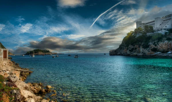 Puerto San Miguel Ibiza España — Foto de Stock