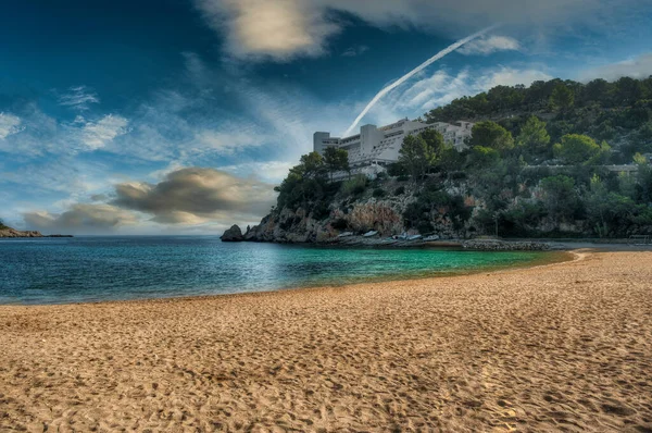 Haven Van San Miguel Ibiza Spanje — Stockfoto