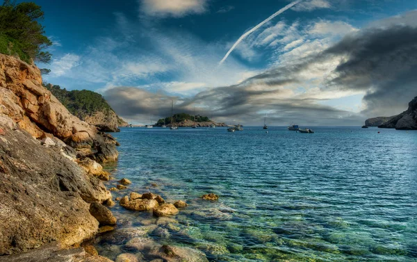 Puerto San Miguel Ibiza España — Foto de Stock