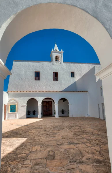 Chiesa San Miguel Balansat Sull Isola Ibiza — Foto Stock