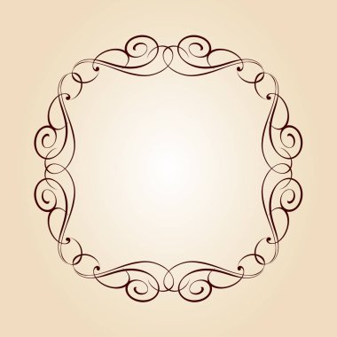  Vektör retro çerçeveler. Vektör çizim.