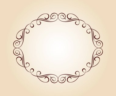  Vektör retro çerçeveler. Vektör çizim.