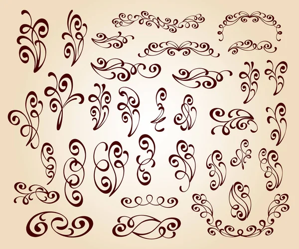 Tasarım öğeleri kümesi. Vektör çizim