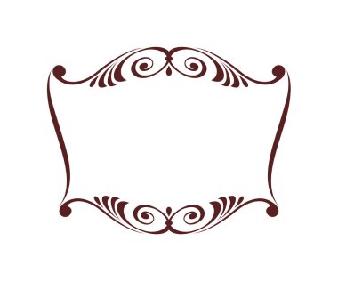 Vektör retro çerçeveler. Vektör çizim.