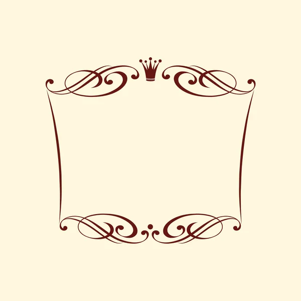 Cadre Royal Illustration Vectorielle — Image vectorielle