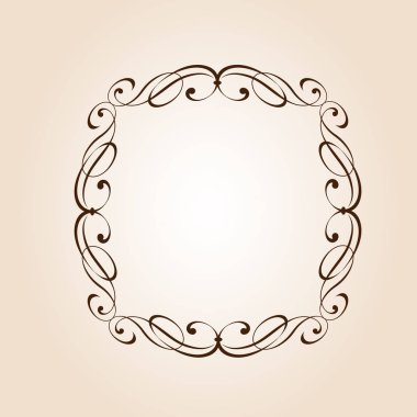 Vektör retro çerçeveler. Vektör çizim.