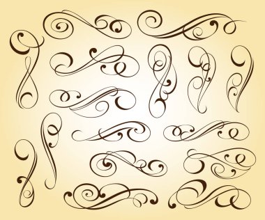 Tasarım elemanları. Vektör illüstrasyonu.