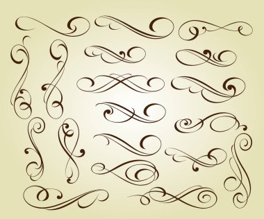 Tasarım elemanları. Vektör illüstrasyonu.