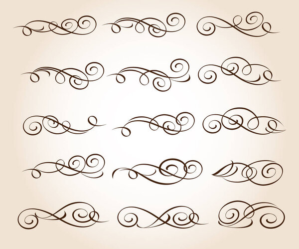  Элегантные элементы дизайна. Векторная иллюстрация
.