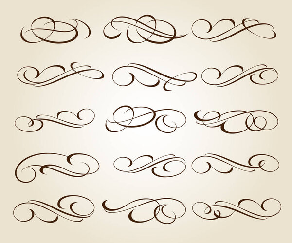 Элементы декора. Векторная иллюстрация
.